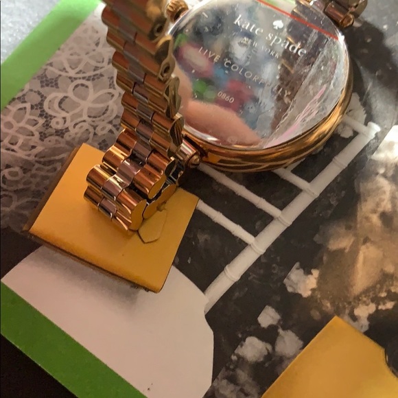 Kate Spade watch Holland rose dial 2-tones euc - Picture 6 of 8